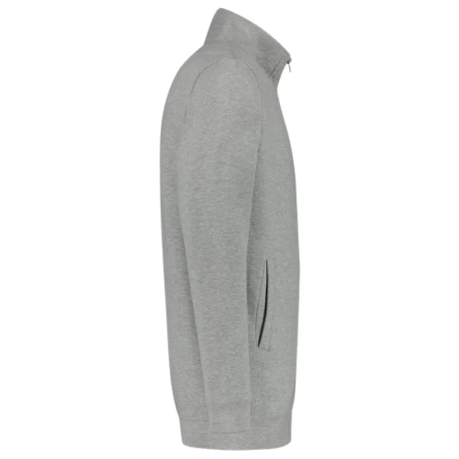Tricorp 301017 sweatvest 60°C wasbaar grijs melange maat 6XL
