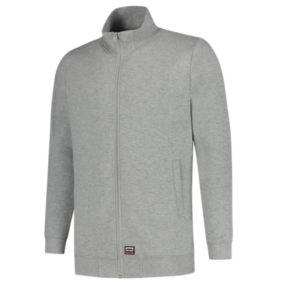 Tricorp 301017 sweatvest 60°C wasbaar grijs melange maat XS