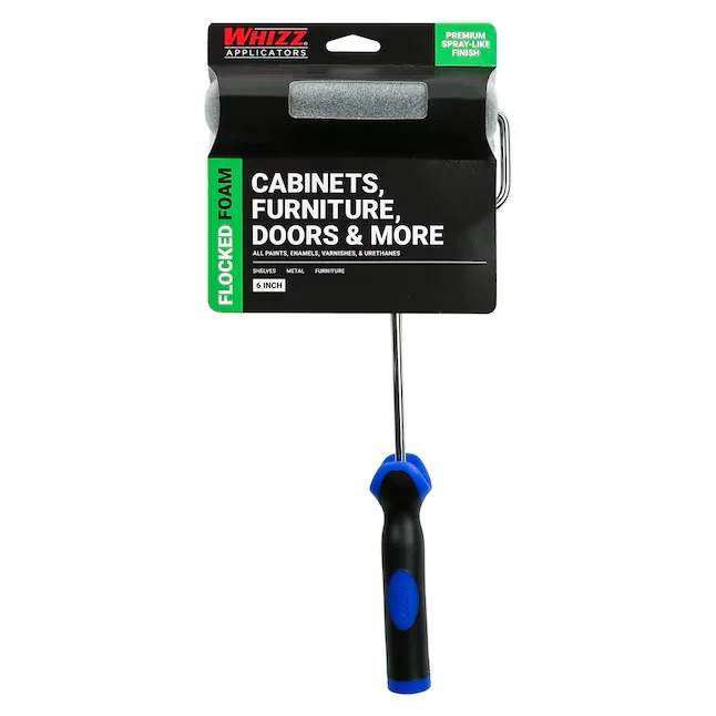 WHIZZ 6- Cabinets, Doors, and More Flocked Foam Klein Paint Roller