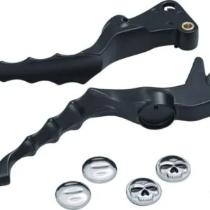 Zombie Hand Control Levers Black Satijn Harley-Davidson